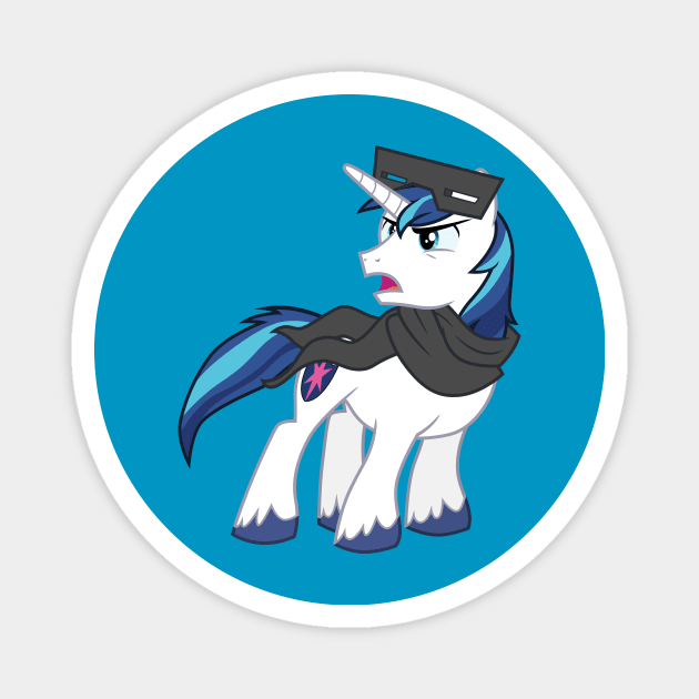 Blizzard Shining Armor Magnet by CloudyGlow